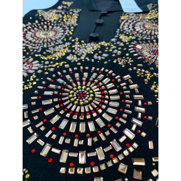 New with tags LIBERTINE BILL BLASS one of a kind couture beaded pencil dress - Picture 9 of 17